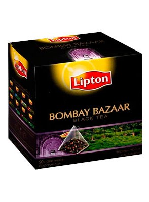 Чай Lipton Bombay Bazaar с кардомоном (пирамидки), 20*2 г.