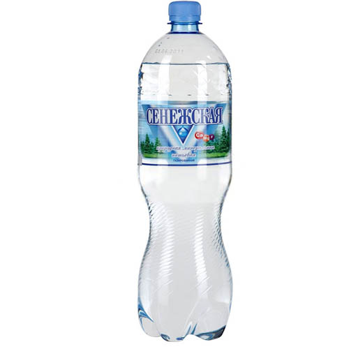 Вода минеральная Сенежская с газом (пластик) 1,5 л.