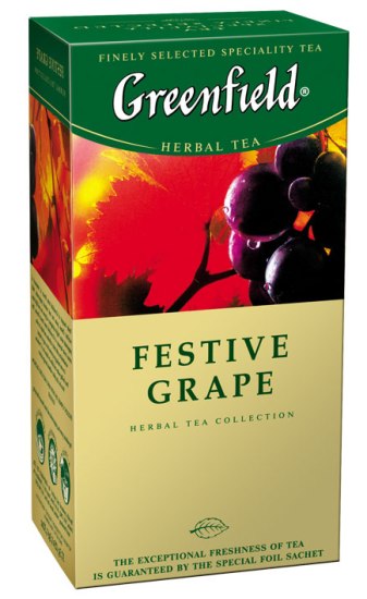 Чай Greenfield Festive Grape с виноградом, 25*2 г.