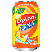 Lipton (Липтон) холодный чай персик (ж/б) 0.33 л.