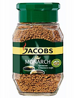 Кофе Jacobs Monarch сублимированный, растворимый (банка), 47,5 г.
