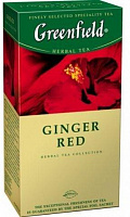 Чай Greenfield Ginger Red с гибискусом и шиповником, 25*2 г.