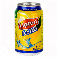 Lipton (Липтон) холодный чай лимон (ж/б) 0.33 л.