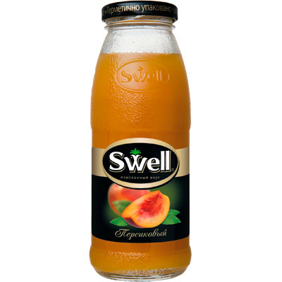 Сок Swell персик (стекло) 0.25 л.