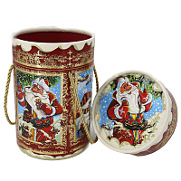 Новогодний подарок Туба Дедушка Мороз и Снегири, 400 гр.